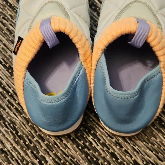 Teva Quilted Slip-On Sneakers - Blue and Cream - Picture 5 of 9